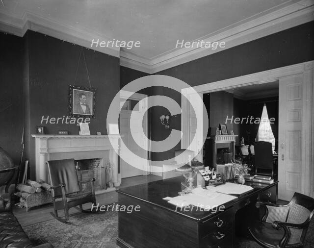 President's Office, White House, The, 1904 May. Creator: Unknown.