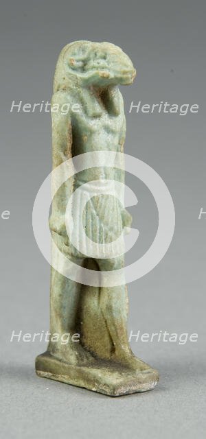 Amulet of the God Khnum, Egypt, Third Intermediate Period, Dynasty 21-25 (1070-656 BCE). Creator: Unknown.