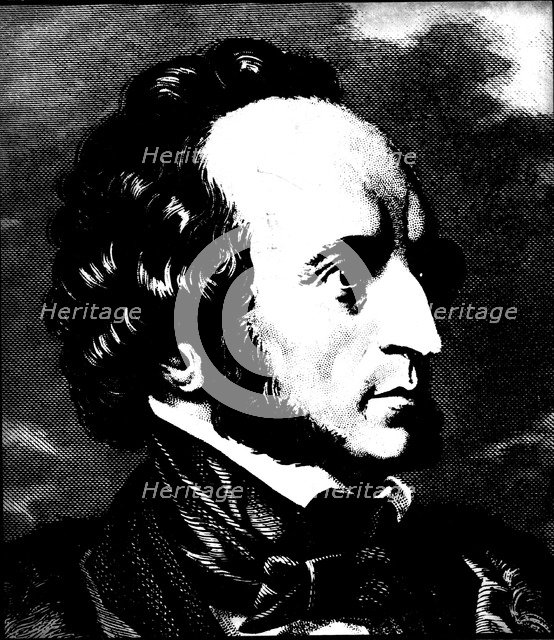 Felix Mendelssohn (1809-1847), German composer. Artist: Unknown