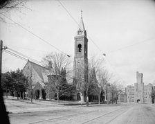 Central Church and Armory, Worcester, Mass., c1906. Creator: Unknown.