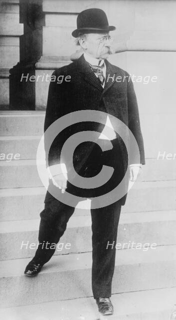 H.H. Bingham, descending steps, 1911. Creator: Bain News Service.