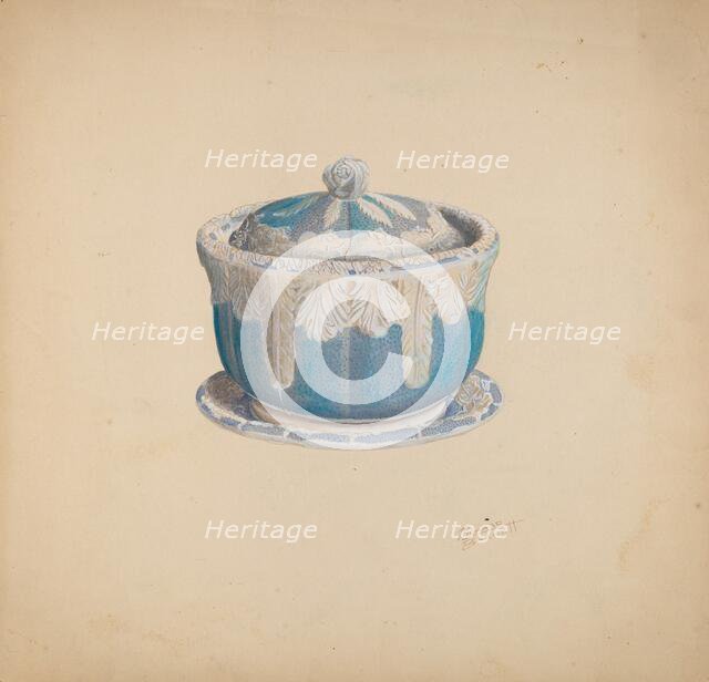 Sugar Bowl, c. 1938. Creator: Richard Barnett.