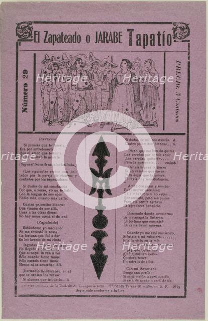 The Tap Dance, published c. 1918. Creator: José Guadalupe Posada.