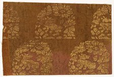 Textile Fragment, 1800s. Creator: Unknown.