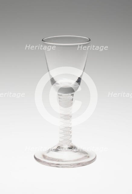 Wine Glass, England, 18th century. Creator: Unknown.