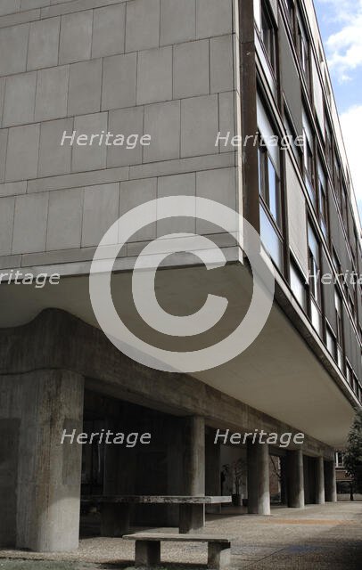 The Swiss Pavilion, International University Campus, Paris, France. Creator: LTL.