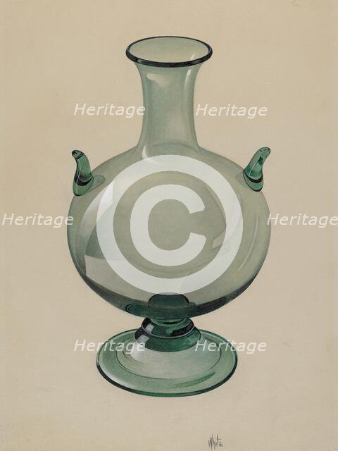 Green Vase, c. 1937. Creator: Edward White.