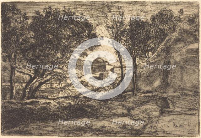 Souvenir of Tuscany (Souvenir de Toscane), c. 1845. Creator: Jean-Baptiste-Camille Corot.