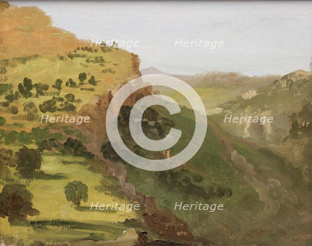 Italian Landscape, 1841 or 1842. Creator: Thomas Cole.