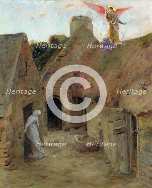 The Annunciation, 1908. Creator: Merson, Luc-Olivier (1846-1920).