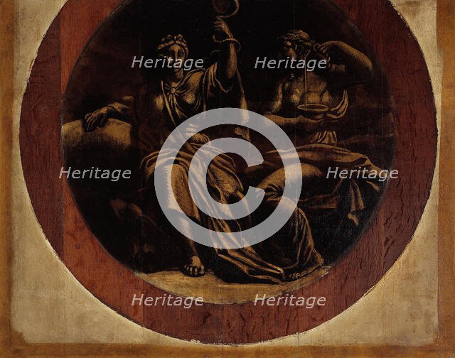 Prudence and Temperance, c1660. Creator: Nicolas Loir.