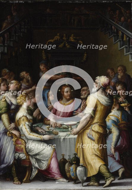 The Wedding Feast at Cana, 1566. Creator: Vasari, Giorgio (1511-1574).