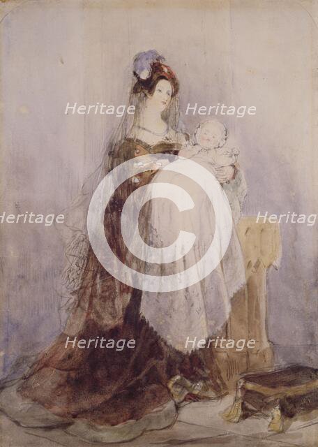 The Christening, 1830-1832. Creator: David Cox the Elder.