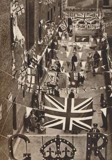 'Blackfriars, London, decoarted for King George VI's coronation', 1937. Artist: Unknown.