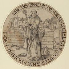Saint Benedict, 1510/1515. Creator: Hans von Kulmbach.