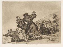 Plate 43 from 'The Disasters of War' (Los Desastres de la Guerra): 'This ..., 1810 (published 1863). Creator: Francisco Goya.