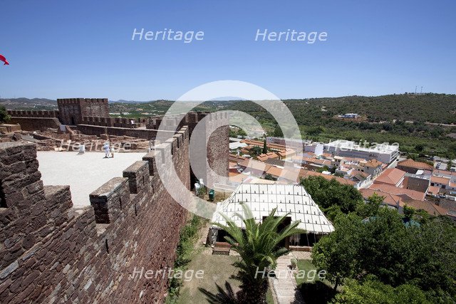 Silves Castle and the surrounding landscape, Silves, Portugal, 2009. Artist: Samuel Magal