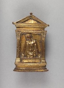 Pax of the Risen Christ Displaying His Wounds, late 15th century. Creator: Unknown