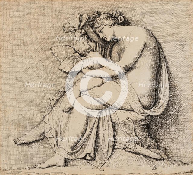 Venus and Cupid, 1789. Creator: John Deare.