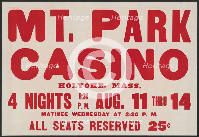 The Goose Hangs High, Holyoke, MA, [193-]. Creator: Unknown.