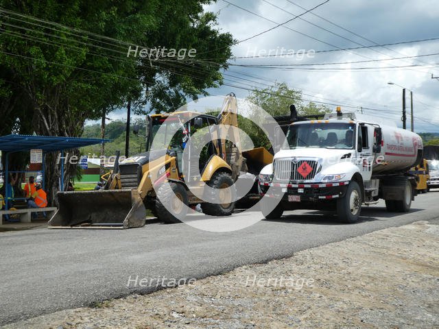 Road works in Costa Rica 2018. Creator: Unknown.