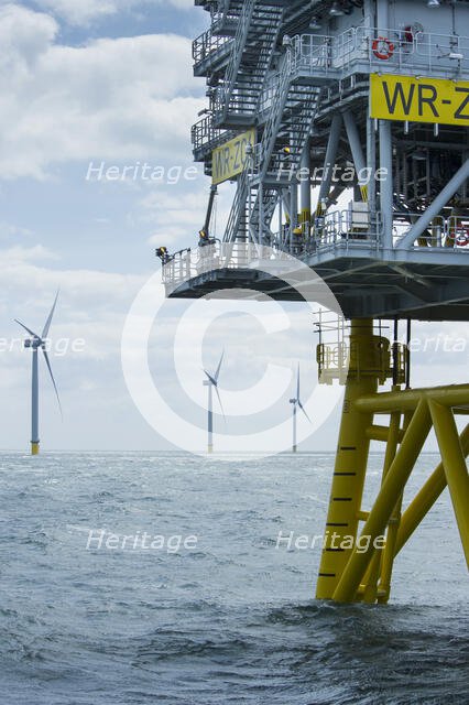 Westermost Rough Wind Farm, 2015. Creator: Alun Bull.