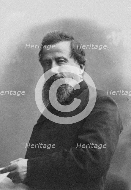 Portrait of the Composer Amilcare Ponchielli (1834-1886). Creator: Guigoni & Bossi, Milano  .