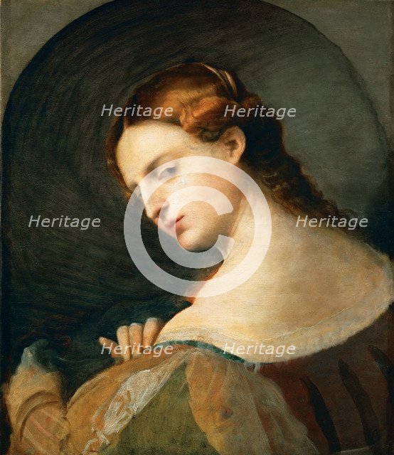 Portrait of a young woman in profile, c. 1520.