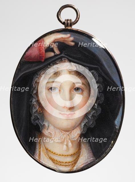 Portrait of a Woman, 1810s. Creator: Louis-Marie Autissier (French, 1772-1830).