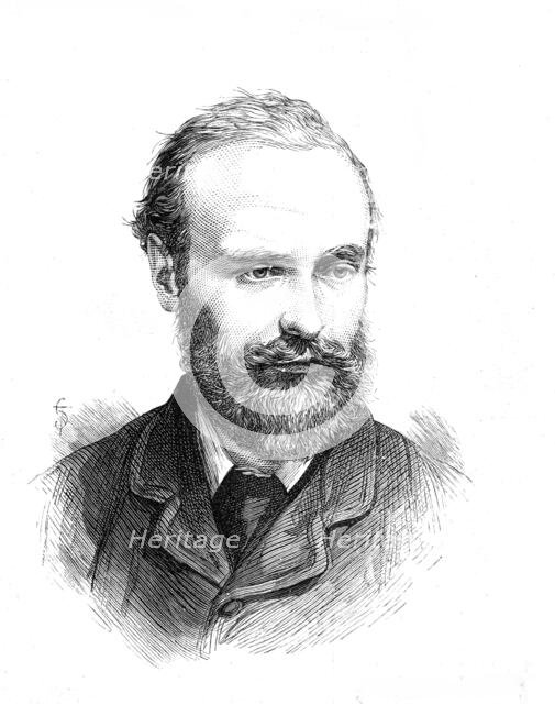 Movers and seconders of the Address in the two Houses of Parliament: the Earl of Onslow, 1880. Creator: Unknown.