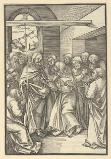 The Incredulity of Thomas, from Speculum passionis domini nostri Ihesu Christi, 1507. Creator: Hans Schäufelein the Elder.
