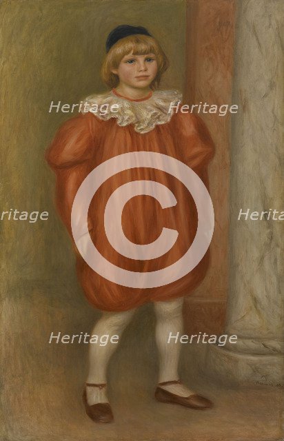 Claude Renoir in Clown Costume, 1909. Artist: Renoir, Pierre Auguste (1841-1919)