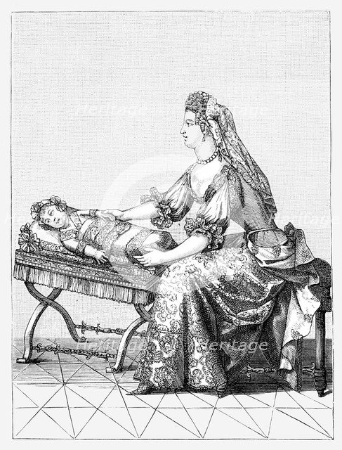 Waking Up The Duke Of Anjou, (1885). Artist: Unknown