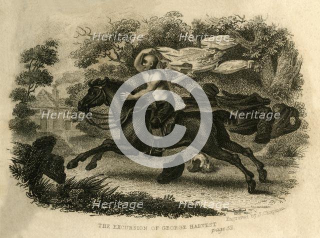 'The Excursion of George Harvest', 1821. Creator: J Chapman.