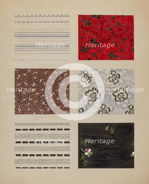 Quilt Patches, c. 1937. Creator: Dorothy Posten.