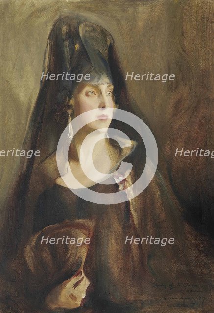 Queen Victoria Eugenie of Spain (1887-1969) , 1927.