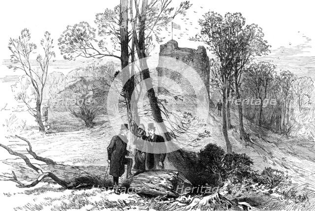 Gladstone Supplement: ruins of the old castle, Hawarden, 1880. Creator: Unknown.