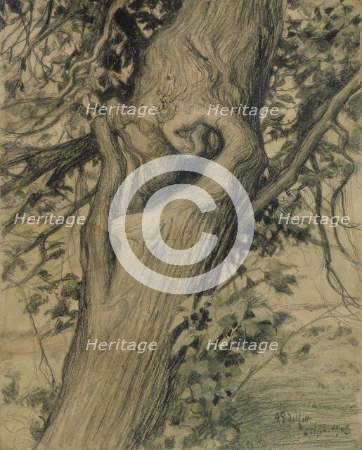 Old linden tree, 1903. Creator: Albert Edelfelt.