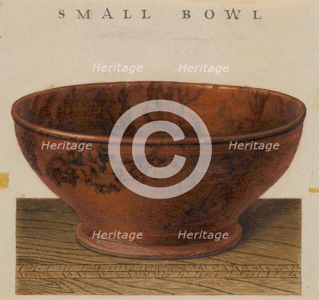 Small Bowl, c. 1939. Creator: Alfred Parys.
