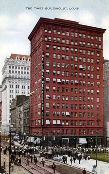 The Times Building, St Louis, Missouri, USA, 1910. Artist: Unknown