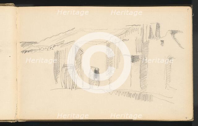 Study of Houses, 1879/1882. Creator: Paul Cezanne.