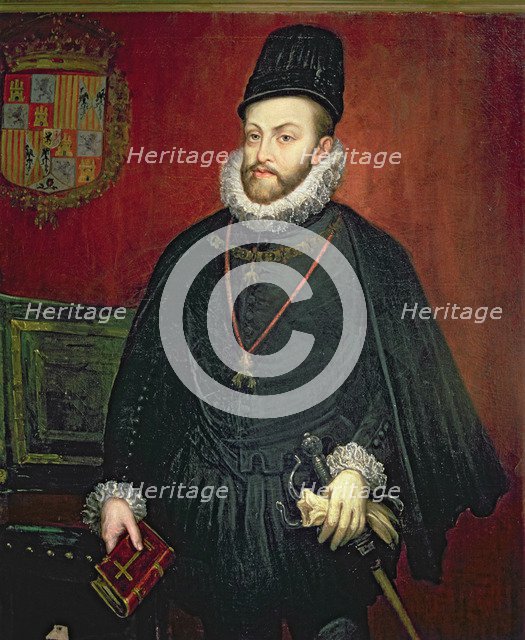 Felipe II (1527-1598), King of Spain.