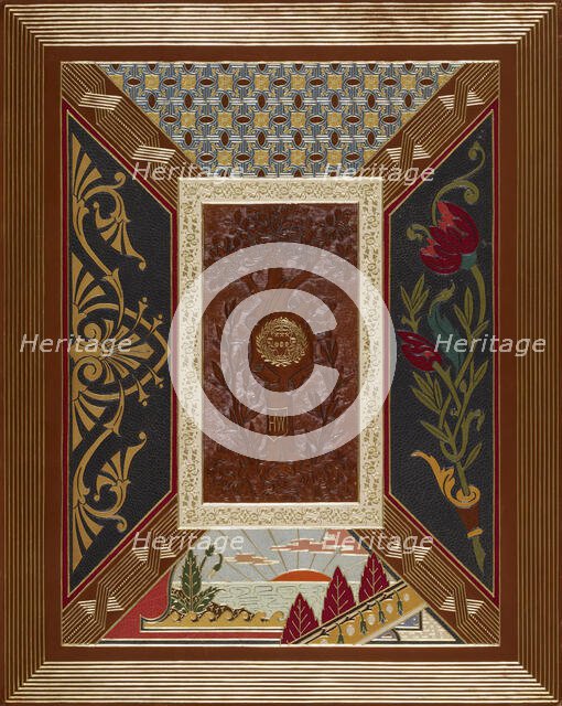 Cover of "Modern Bookbinding Practically Considered", 1889.  Creator: Léon Gruel.