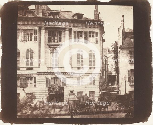 The Boulevards of Paris, 1843. Creator: William Henry Fox Talbot.