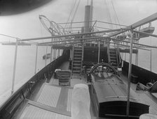 Lower deck on 'Venetia', 1920. Creator: Kirk & Sons of Cowes.