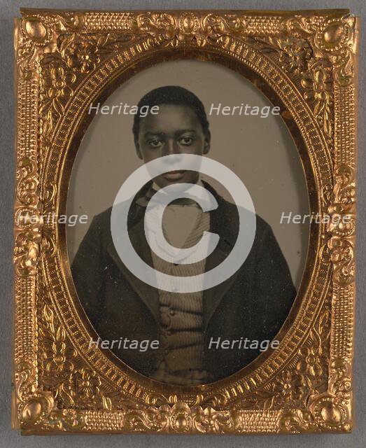 Portrait of a Young Man, about 1857-1858. Creator: Unknown.