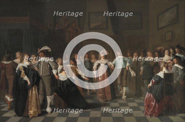 A Ball, 1643. Creator: Dirck Hals.