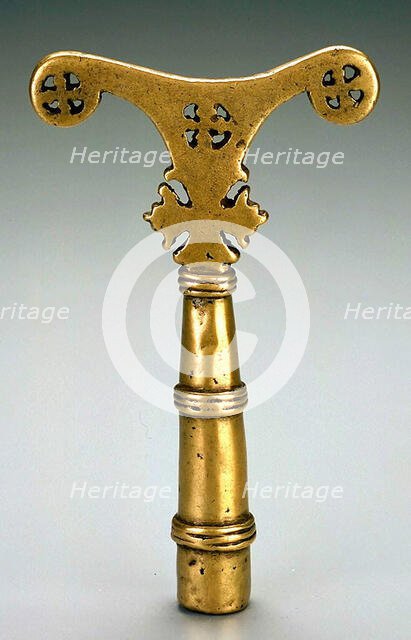 Prayer staff finial, 17th century. Creator: Unknown.