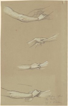 Study for "The Fates Gathering in the Stars", c. 1884-1887. Creator: Elihu Vedder.