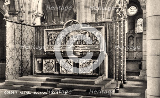 Golden Altar, Buckfast, Abbey, 20th Century. Artist: Unknown
